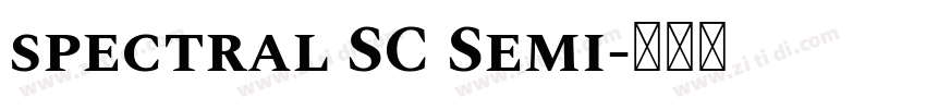 spectral SC Semi字体转换 spectral SC Semi字体转换